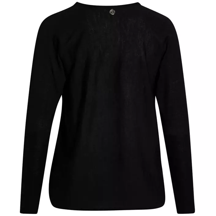 Claire Woman Pippa women's knitted pullover with merino wool, Black, large image number 1