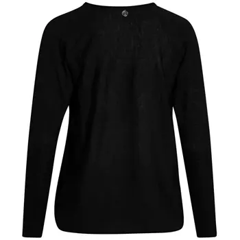 Claire Woman Pippa women's knitted pullover with merino wool, Black