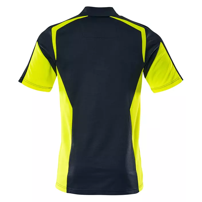 Mascot Accelerate Safe polo shirt, Dark Marine/Hi-Vis Yellow, large image number 1