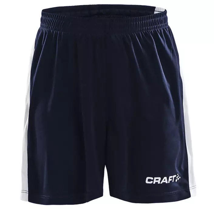 Craft Progress lange shorts til børn, Navy/white, large image number 0