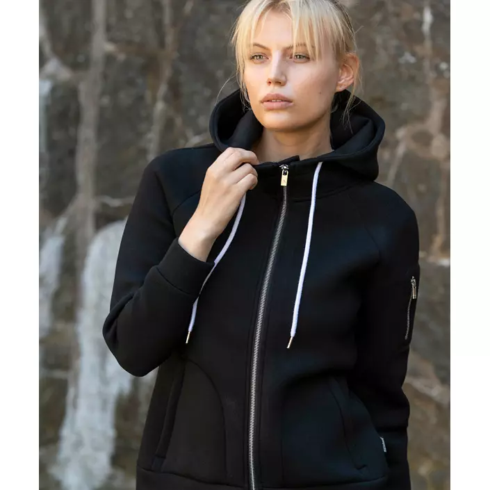 Matterhorn Paccard women's hoodie with zipper, Black, large image number 1