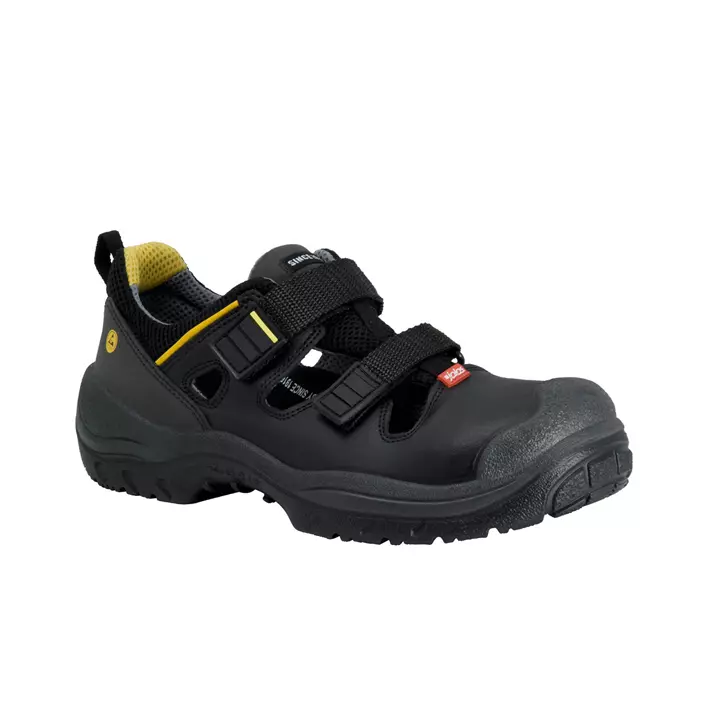 Jalas 3108 Monza Grip safety sandals S1P, Black, large image number 2