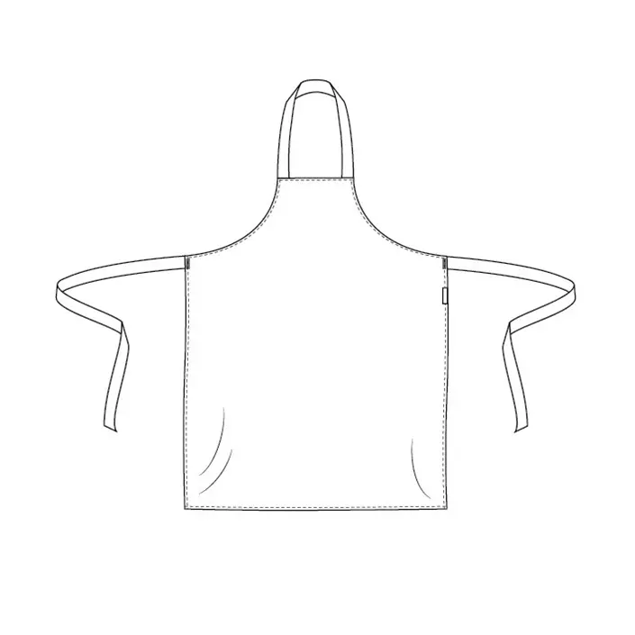 Chaud Devant bib apron, White, White, large image number 2
