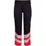 Engel Safety work trousers, Black/Hi-Vis Red
