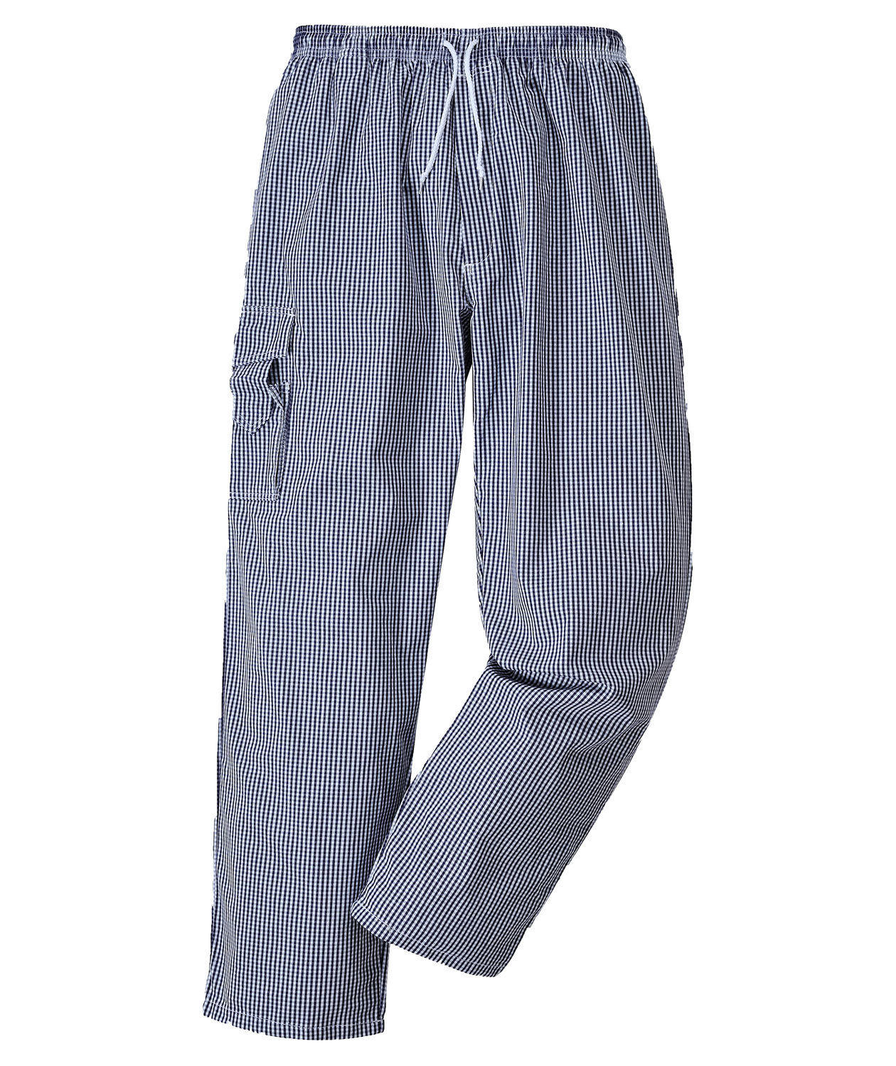 Portwest chefs trousers, Checkered Blue/White, large image number 1