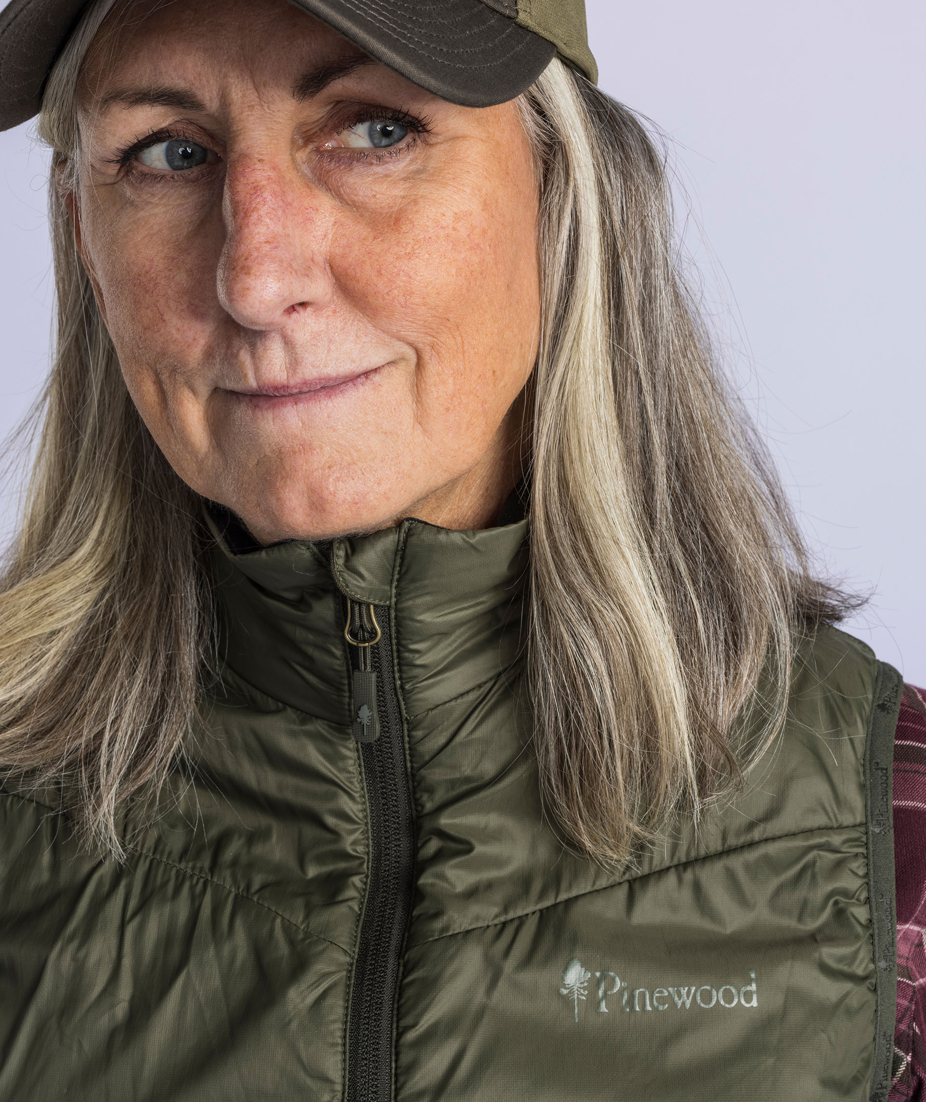 Pinewood Insulation damevest med uld, Moss green, large image number 5