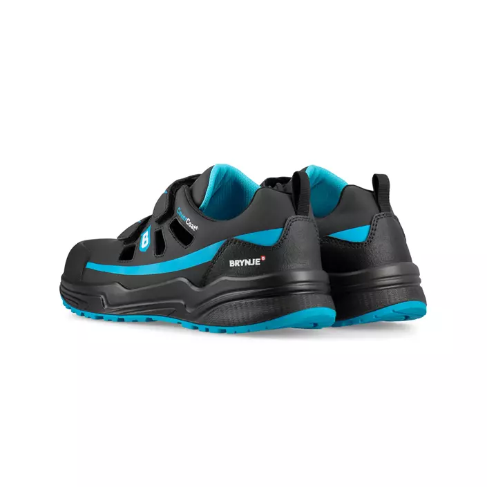 Brynje Blue Power safety sandals S1P, Black, large image number 4