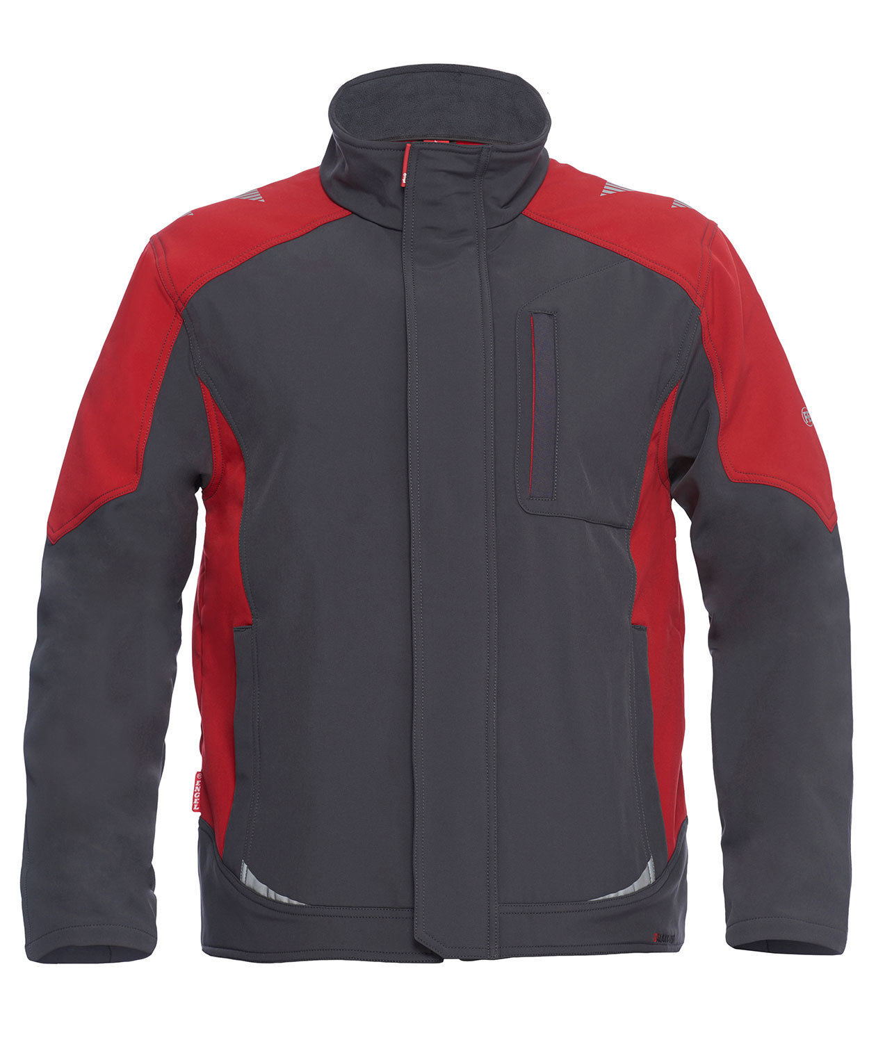 Engel Galaxy softshell jacket, Antracit Grey/Tomato Red, Antracit Grey/Tomato Red, swatch