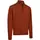 Deerhunter Harrington half zip strikket genser med merinoull, Oak Rust Melange, Oak Rust Melange, swatch