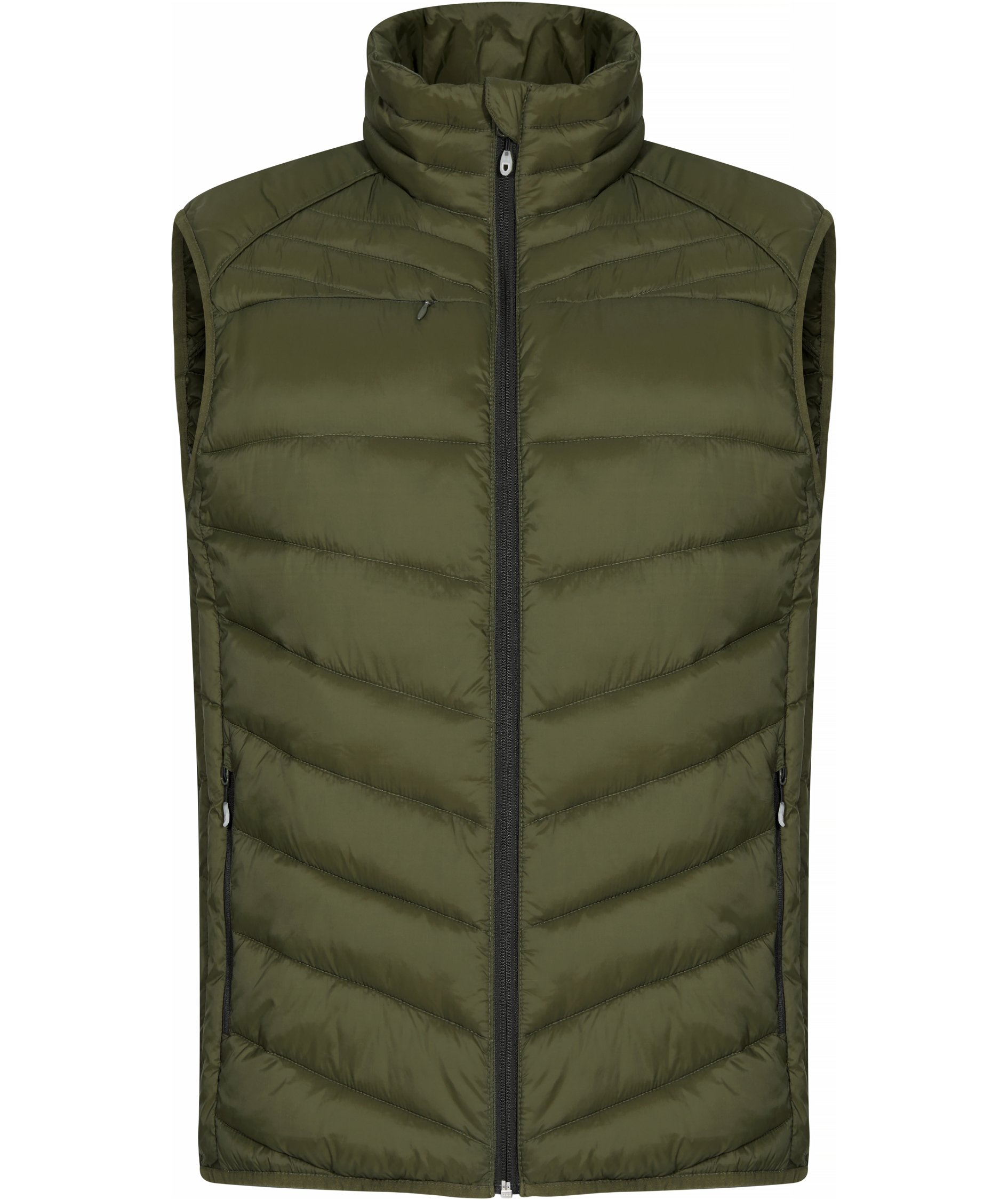 Clique Idaho quilted vest, Fog Green