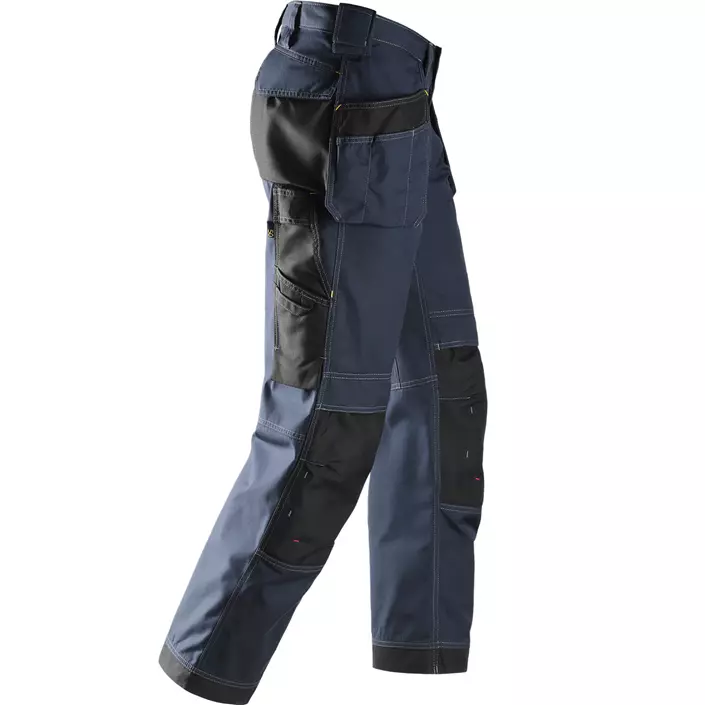 Snickers Rip-Stop craftsman trousers, Marine Blue/Black, large image number 3