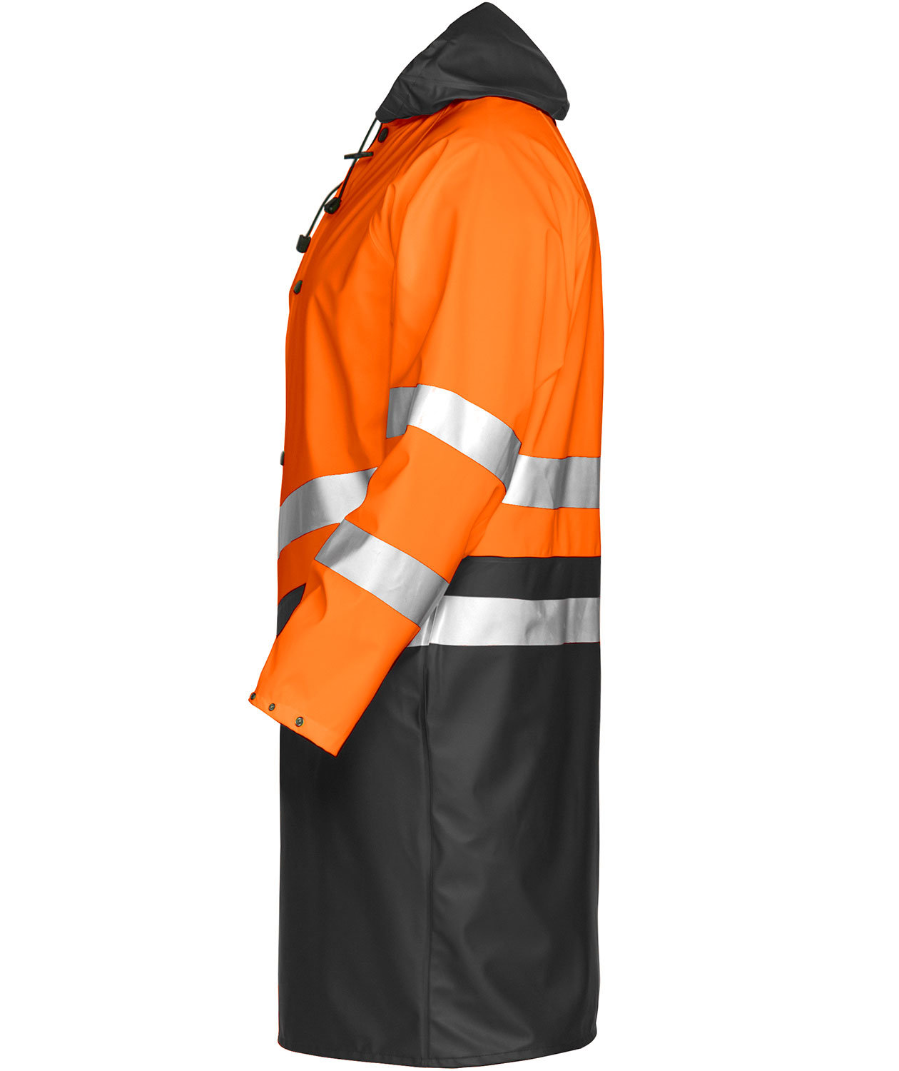 ProJob raincoat 6403, Hi-Vis Orange/Black, large image number 2