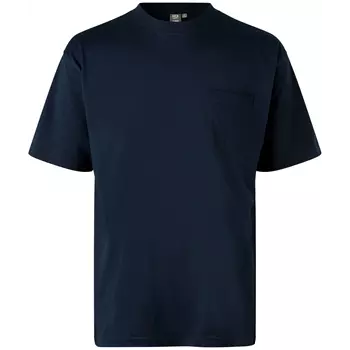 ID T-Time T-shirt med brystlomme, Marine