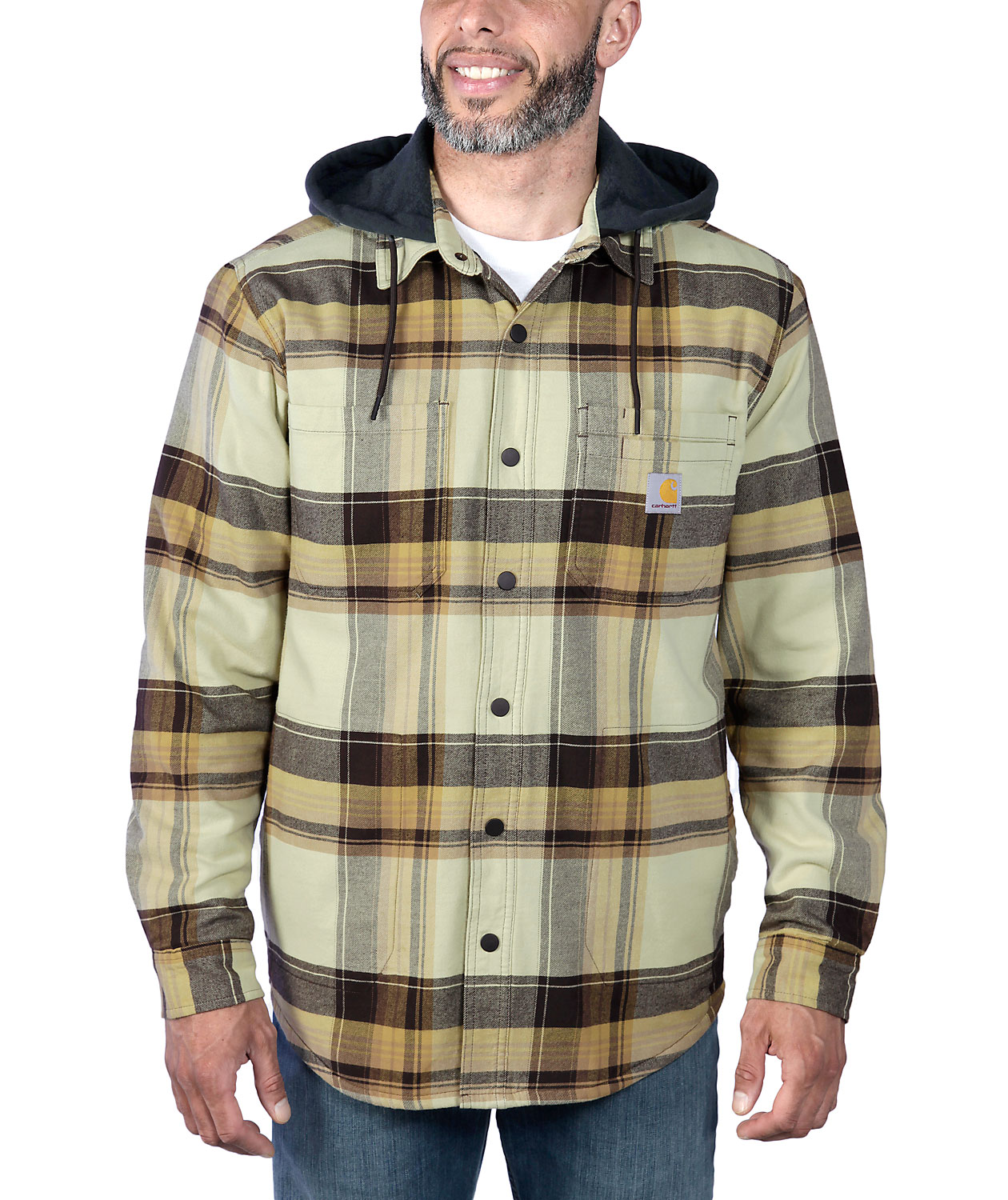 Carhartt fodrad flanellskjorta jacka