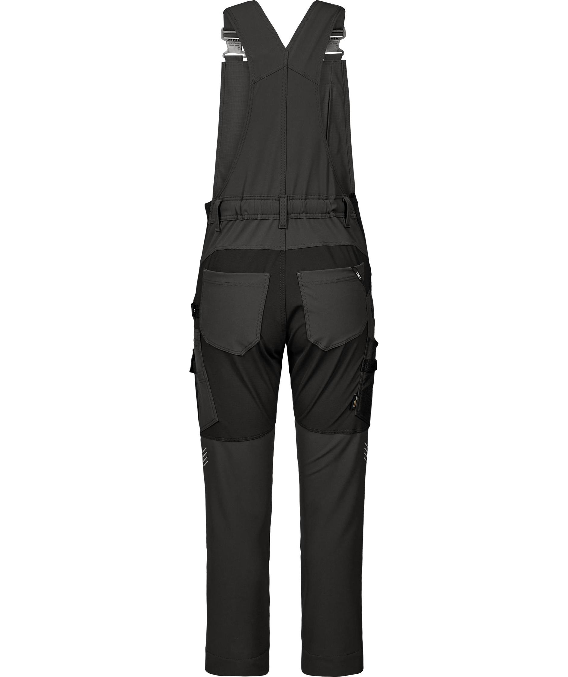 Engel Entire Damen Latzhose full stretch, Anthracite Grey/Black, large image number 2