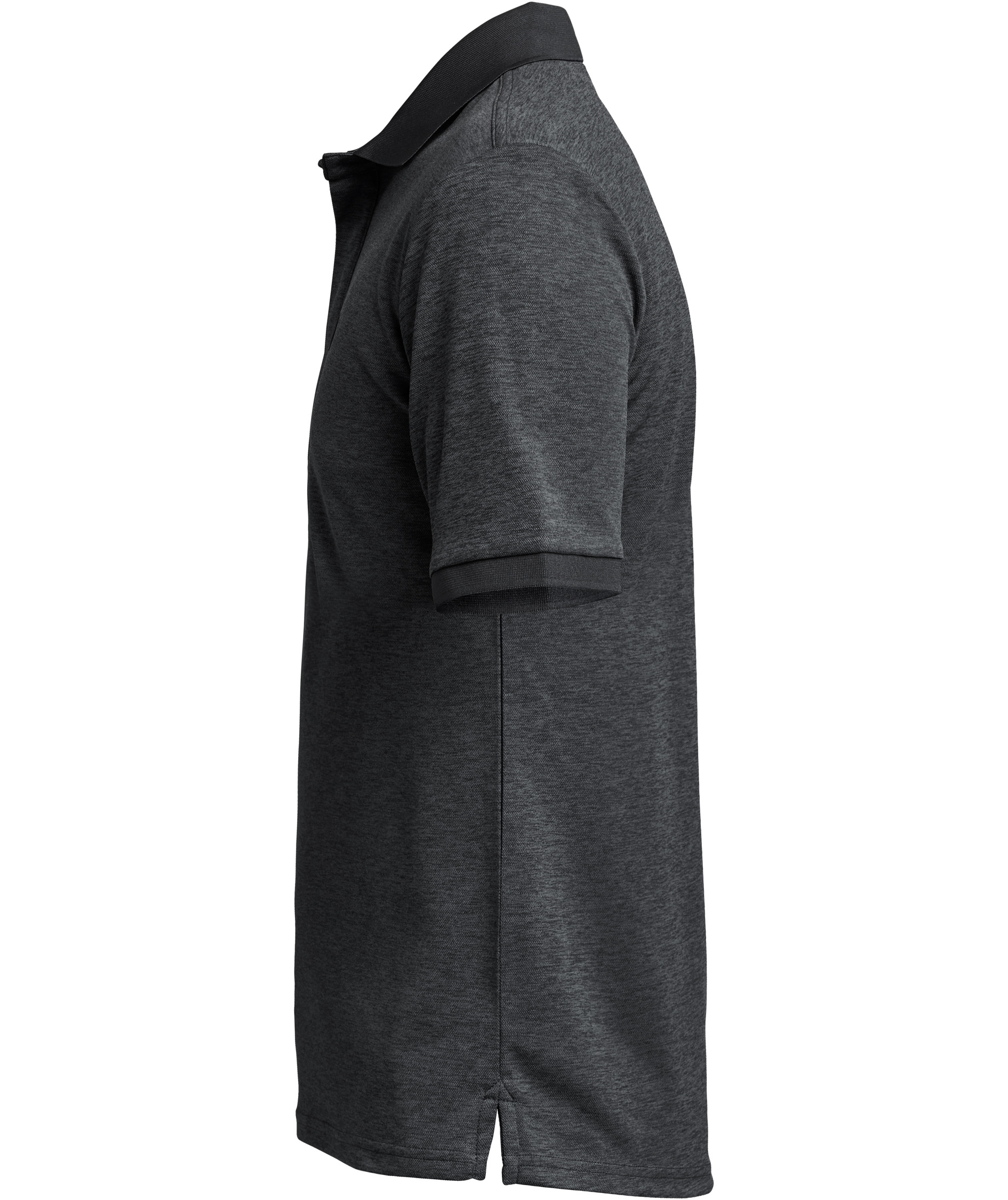 Tenson TXlite Melange polo shirt, Black, large image number 3