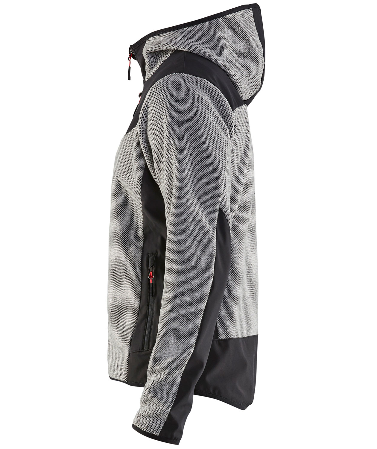 Bl&aring;kl&auml;der knitted jacket, Grey mottled/black, large image number 3