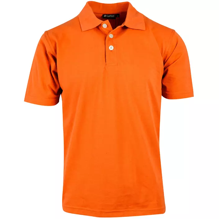Camus Como polo shirt, Safety orange, large image number 0