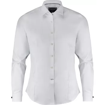 J. Harvest & Frost Black Bow 60 lady fit shirt, White
