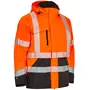 Elka Visible Xtreme stretch jakke, Hi-Vis Orange/Sort