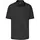 James & Nicholson modern fit short-sleeved shirt, Black, Black, swatch