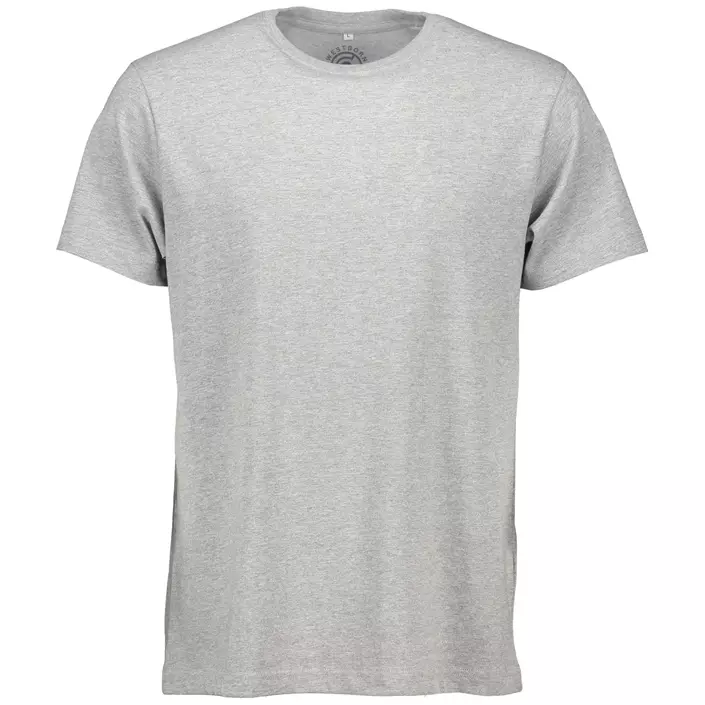 Westborn Basic T-skjorte, Light Grey Melange, large image number 0