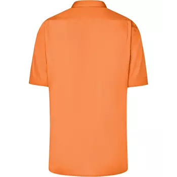 James & Nicholson modern fit short-sleeved shirt, Orange