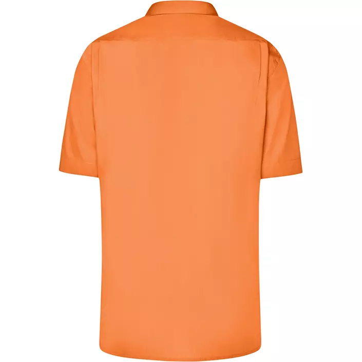James & Nicholson modern fit kortærmet skjorte, Orange, large image number 1