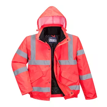 Portwest winter jacket, Hi-Vis Red