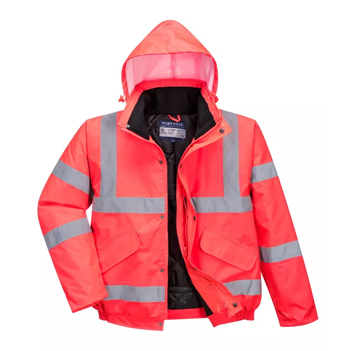 Portwest winter jacket, Hi-Vis Red, large image number 0