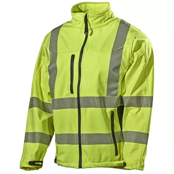 L.Brador softshell jacket 409P, Hi-Vis Yellow