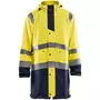 Blåkläder regnfrakk, Hi-vis gul/marineblå