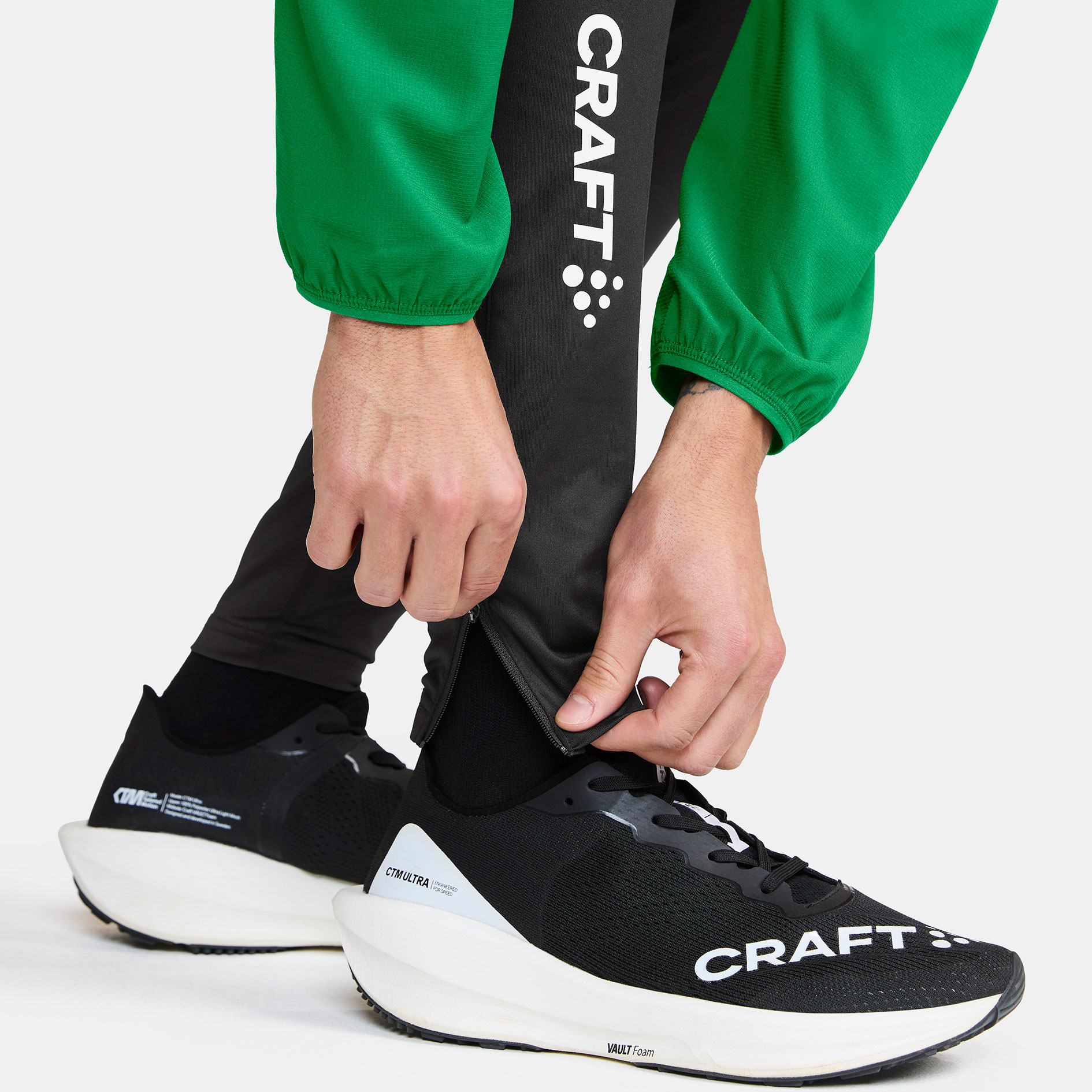 Craft Zip tights, Black, large image number 4