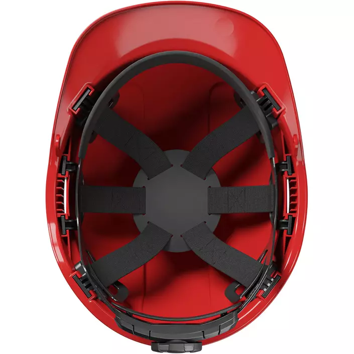 Hellberg Factor skyddshjälm, Röd, Röd, large image number 2