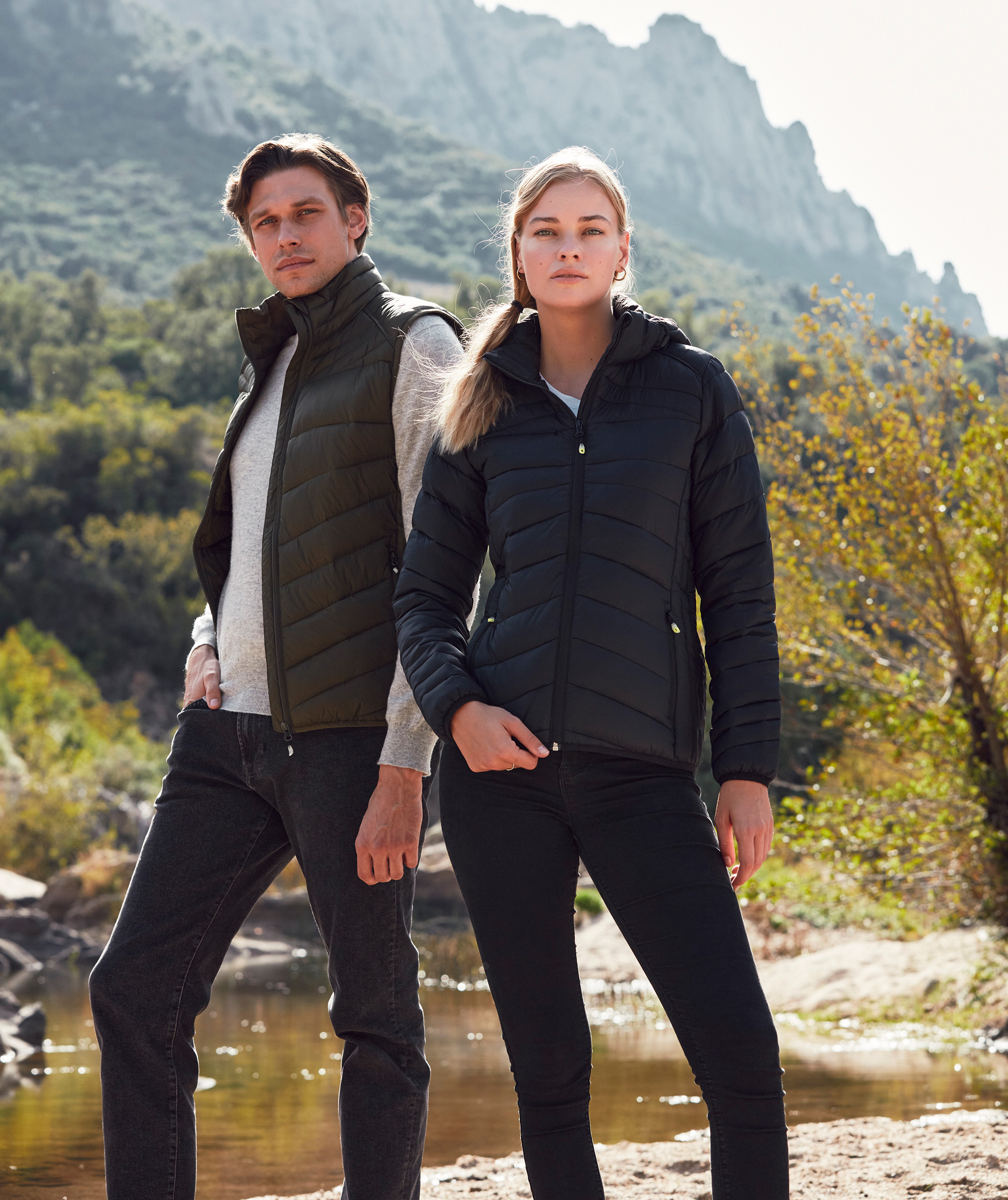 Clique Idaho women's quilted jacket, Black, large image number 1