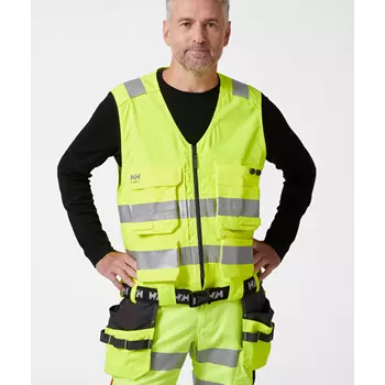 Helly Hansen Alna 2.0 tool vest, Hi-vis yellow/charcoal