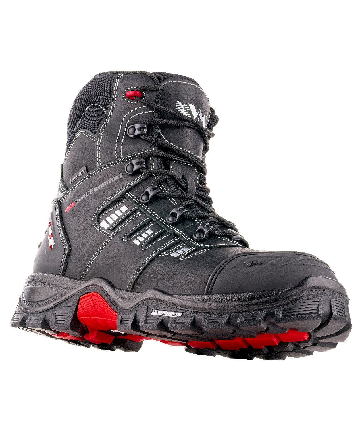 VM Footwear Portland sikkerhedsst&oslash;vler S3, Sort, large image number 1