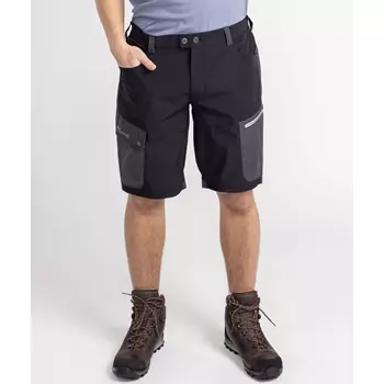 Pinewood Finnveden Trail Hybrid shorts, Svart/Mörk Antracit