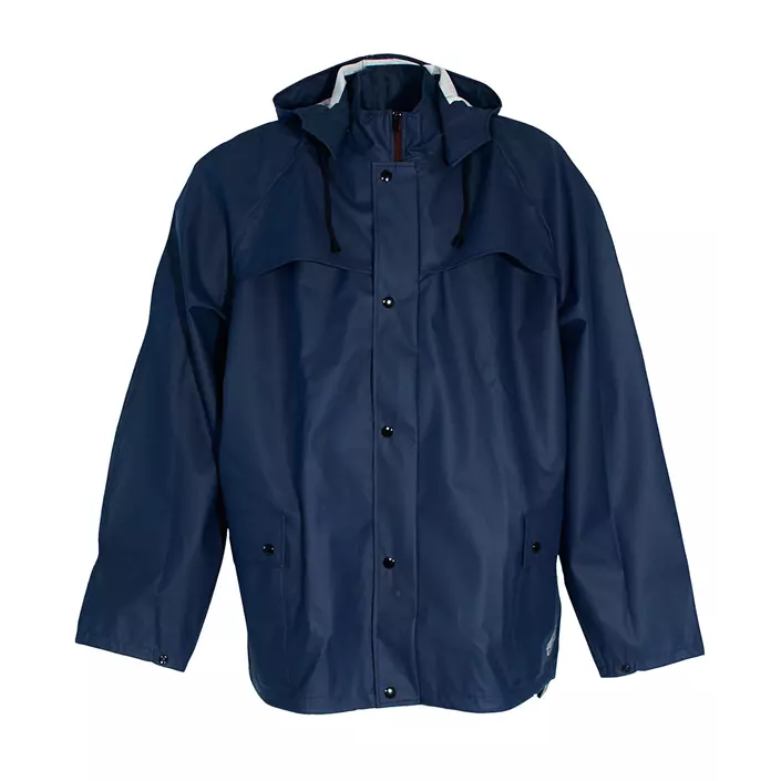 Abeko Atec PU rain jacket, Marine Blue, large image number 0