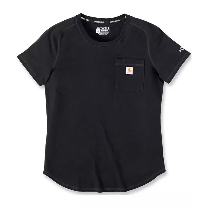 Carhartt Force T-shirt dam, Black, large image number 0