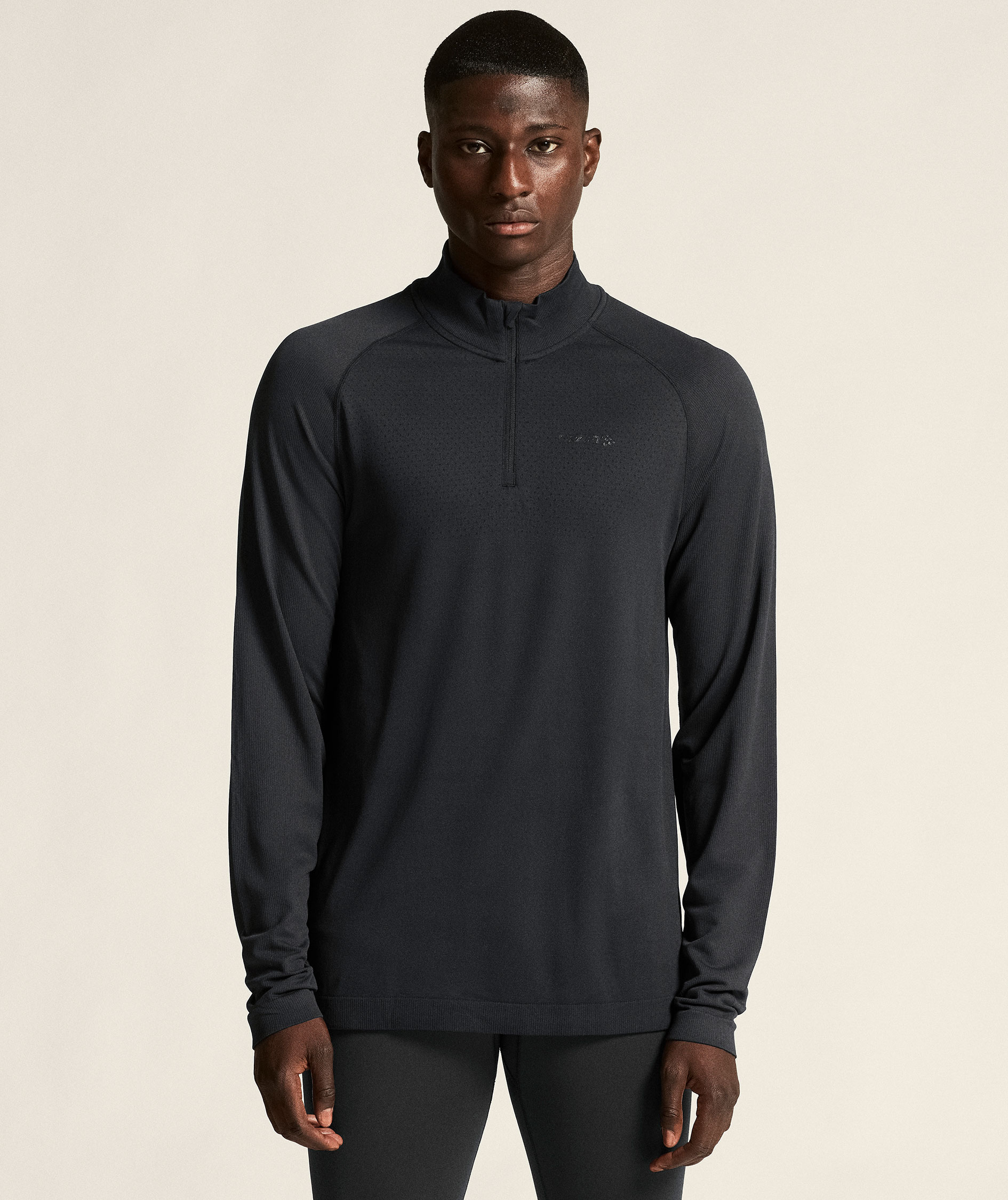 Craft Active Comfort 2 half zip baselayer sweater, Black, large image number 1