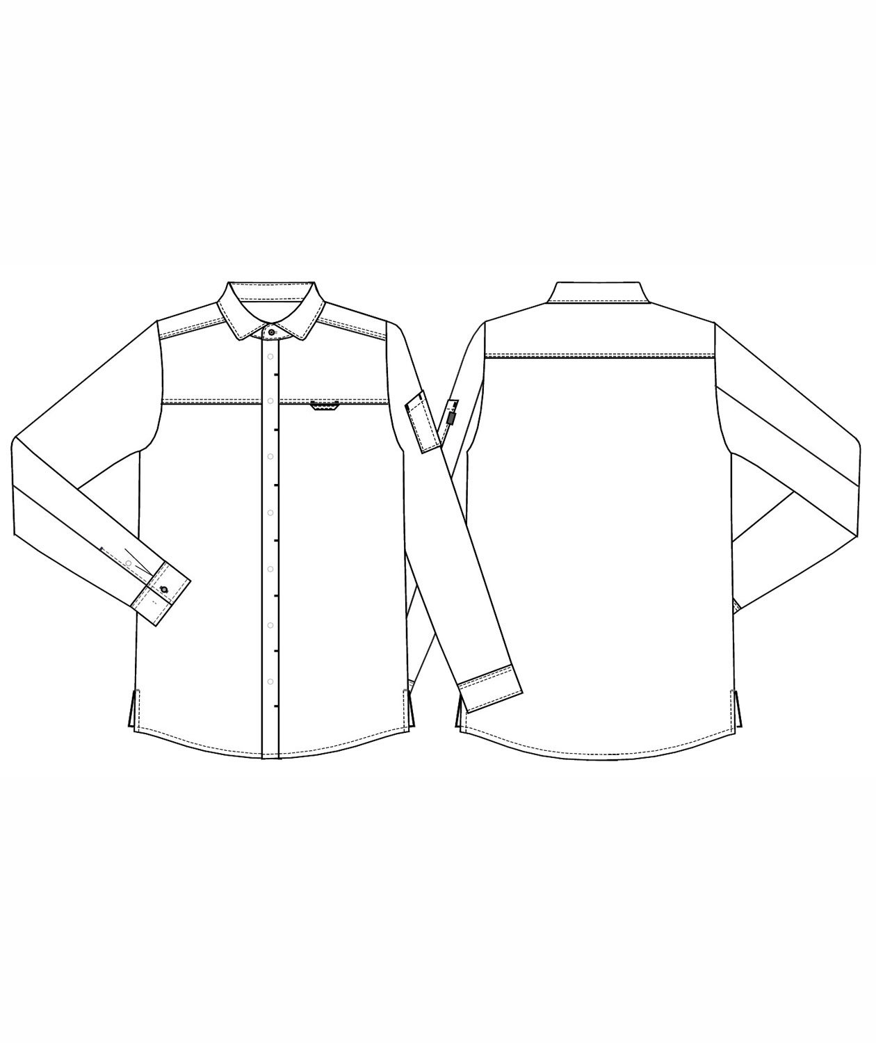 Kentaur modern fit Servicehemd, Wei&szlig;, large image number 3