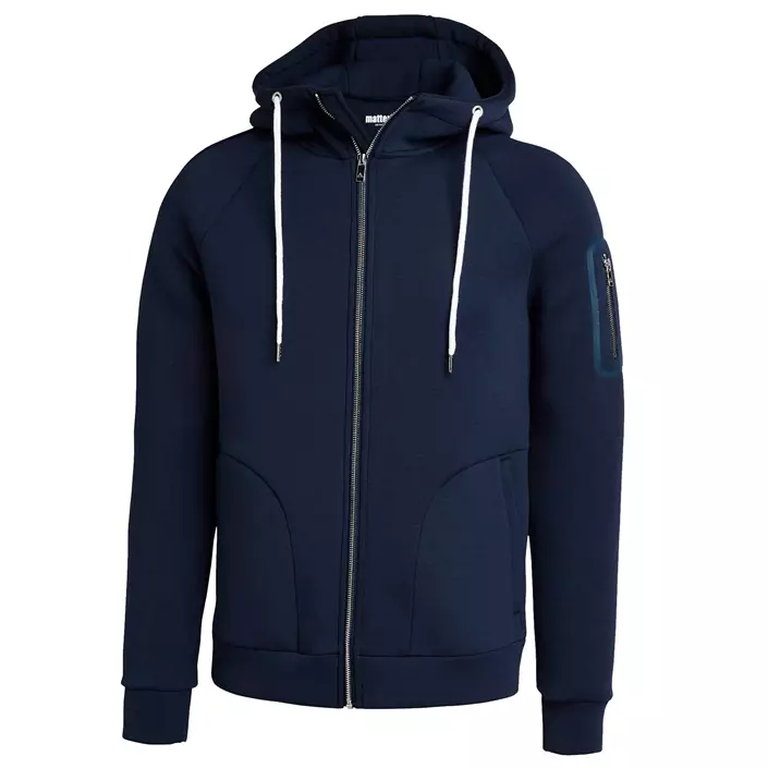 Matterhorn Paccard hoodie with zipper, Navy, large image number 0