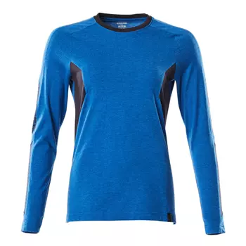 Mascot Accelerate long-sleeved women's T-shirt, Azure Blue/Dark Navy