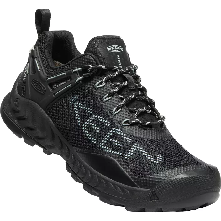 Keen Nxis Evo MID women's hiking shoes, Black/Cloud Blue, large image number 0