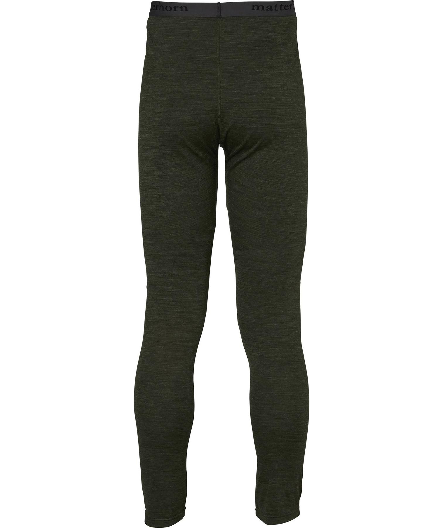 Matterhorn Balmat long johns with merino wool, Black/Green