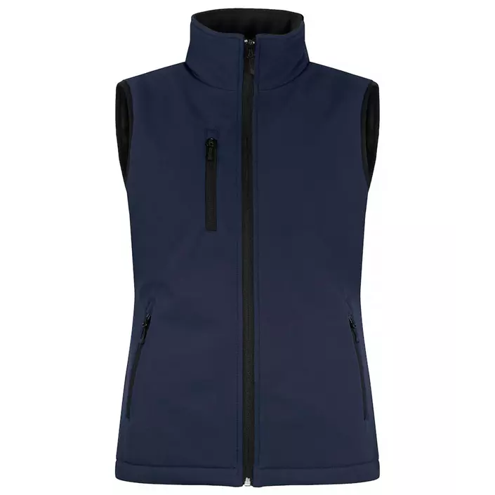 Clique lined women's softshell vest, Dark navy, large image number 0
