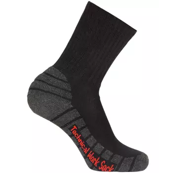 Klazig Dri-Release work socks, Black