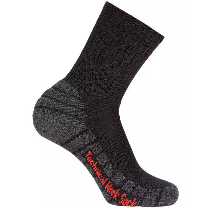 Klazig Dri-Release work socks, Black, large image number 0