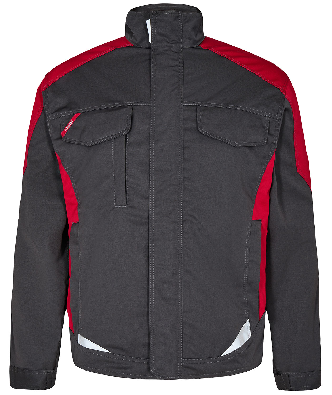 Engel Galaxy Light arbetsjacka, Antracitgr&aring;/Tomatr&ouml;d, Antracitgr&aring;/Tomatr&ouml;d, swatch